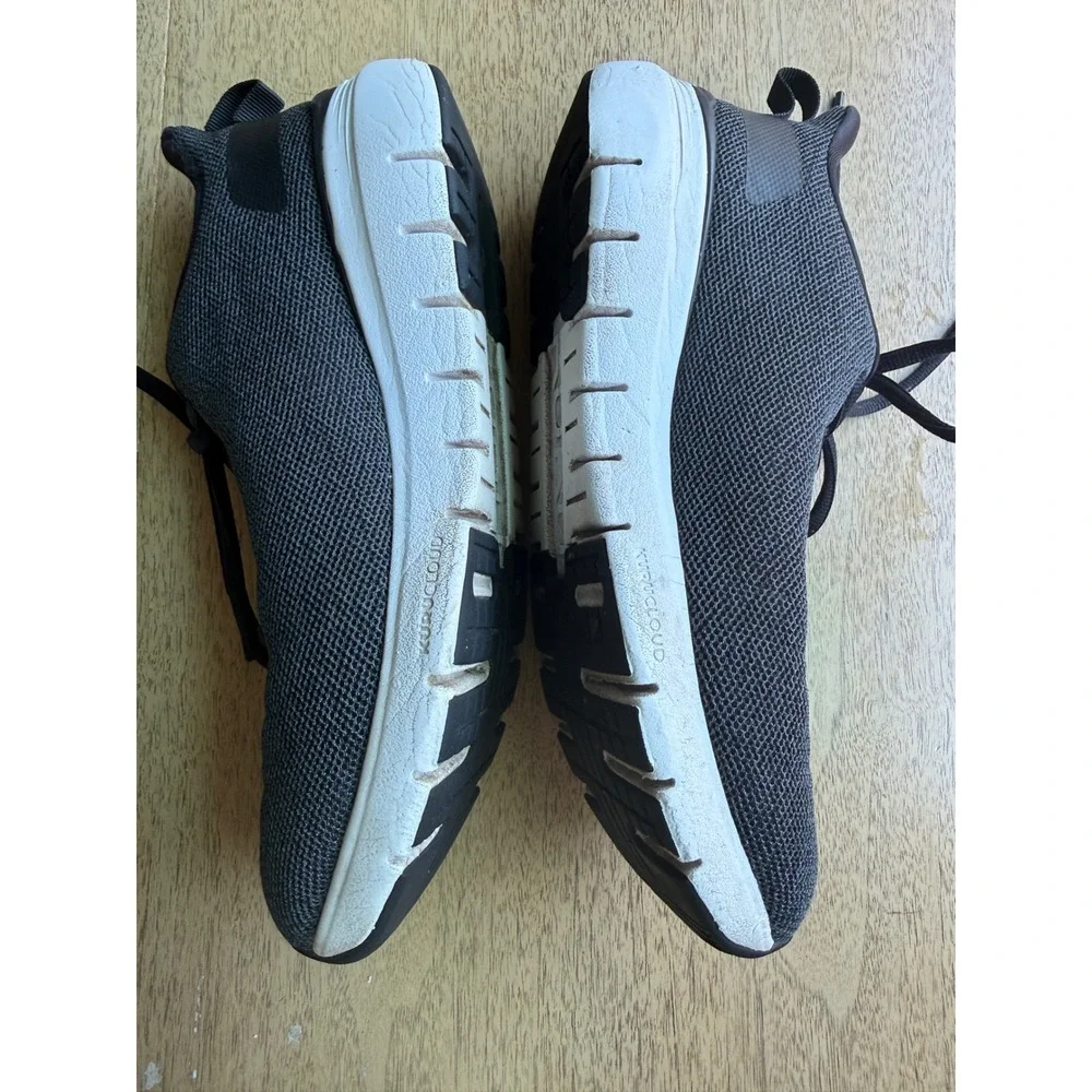 Kuru Quantum Womens 7.5 Black  Grey Mesh Athletic Walking Shoes Ortho Nursing